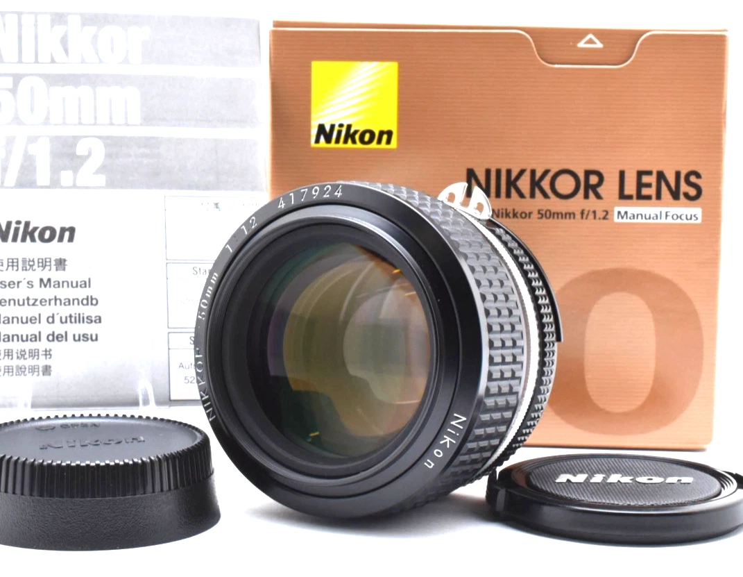 Nikon AI-S 50mm Focal f/1.2 Camera Lenses for sale - eBay