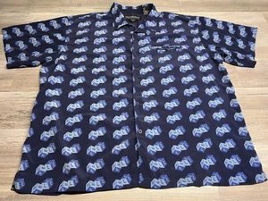 Vintage Pelle Pelle Marc Buchanan Shirt Herren Gr. 3XL Logo Würfel AOP Hip Hop Urban - Bild 1 von 6