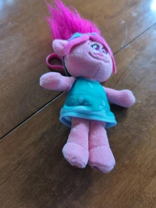 Build A Bear Dreamworks Troll Princess Poppy 6 Plush Backpack Clip - Picture 1 of 8