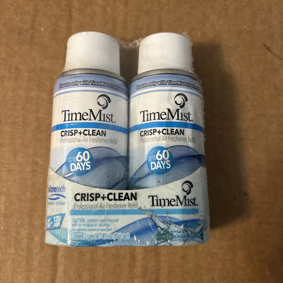 Zep TimeMist Crisp Clean Refill 2-pack 3 Ounces TMFB32PK