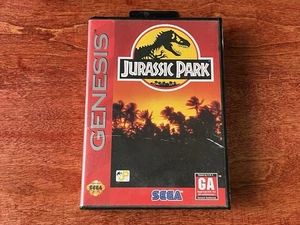 Jurassic Park (Sega Genesis, 1993)  Complete CIB Hangtab - Imagen 1 de 10