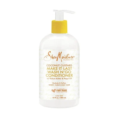 Shea Moisture Coconut Custard Make It Last Wash N' Go Conditioner 13oz - Image 1 of 4