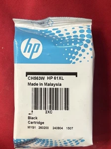 HP 61XL Czarny wkład atramentowy NOWY ORYGINALNY (BEZ PUDEŁKA) - DARMOWA WYSYŁKA! Wygasa 08/2026 - Zdjęcie 1 z 1