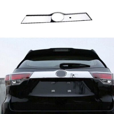Tapa de maletero de puerta trasera cromada para Toyota Highlander 2014-2019 Foto 1 de 4