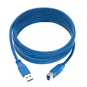 Cable de impresora USB 3.0 6 pies A-macho/B-macho súper alta velocidad Canon Epson HP Brother - Imagen 1 de 4