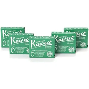 Kaweco Palm Green Fountain Pen Ink Cartridges Standard International 30 Refills - Picture 1 of 3
