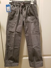 Nwt Circo Boys Size Xs 4/5 Gray Pants Elastic Waistband 100% Cotton Uniform