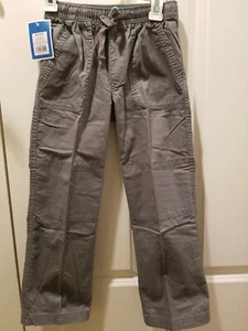 NWT Circo Boys Size XS 4/5 Gray Pants Elastic Waistband 100% Cotton Uniform - Picture 1 of 2