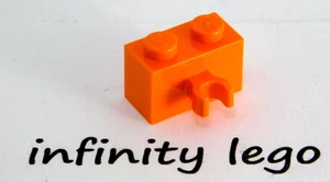 8 LEGO Orange 1 x 2 with Vertical Clip (30237) - (8 Pieces) - Foto 1 di 1