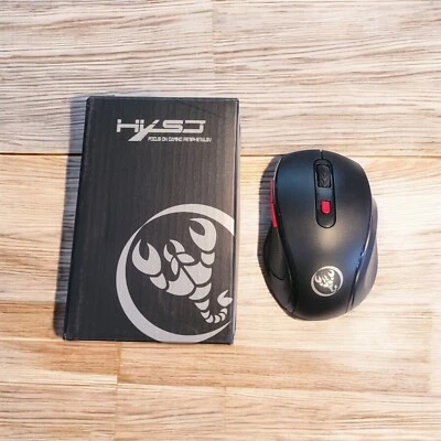 Ergonomic Wireless USB Optical Mouse W Batteries T67 - Image 1 of 2