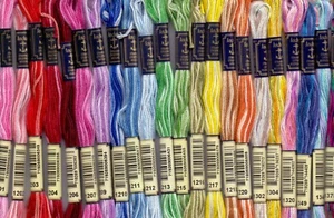 Anchor multicoloured six stranded threads - 22 skeins - Picture 1 of 1