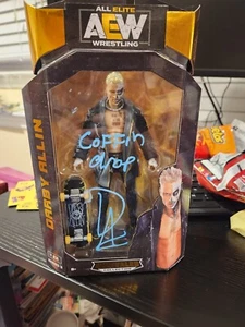 Auto AEW UNRIVALED Series 3 Darby Allin Signed Autographed COA inscribed - Picture 1 of 4