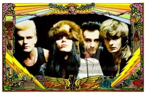 PÓSTER DE LA GIRA ELÉCTRICA DE CULTO 1987 11x17 Reino Unido IAN ASTBURY POST PUNK ARTE DE PARED - Imagen 1 de 1