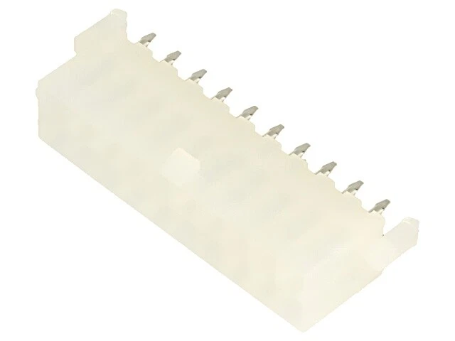 10X 39-29-9202 MiniFitJrHdr Vt DR W/Pgs Tin V-2 20Ckt MOLEX - Image 1 of 1