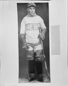 1912 1913 PADDY MORAN NHA HOCKEY GOALIE PHOTO QUEBEC BULLDOGS NHL ACES REMPARTS - Picture 1 of 12