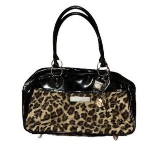 Lux de Ville Damen Kunstfell Animal Print Vamp Rockabilly Pin Up Handtasche - Bild 1 von 5
