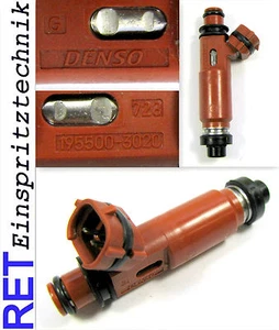 Einspritzdüse DENSO 195500-3020 Mazda Demio 1,3 gereinigt & geprüft - Bild 1 von 3