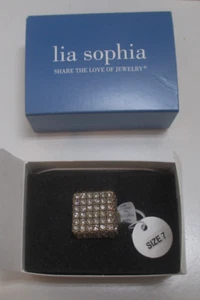 lia sophia CUBIST ring size 7 - NIB - Picture 1 of 3