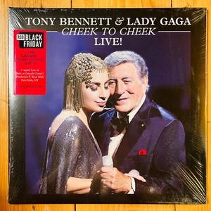 Tony Bennett & Lady Gaga Cheek To Cheek Live! 2x12" Vinyl LP 2022 RSD - Picture 1 of 2