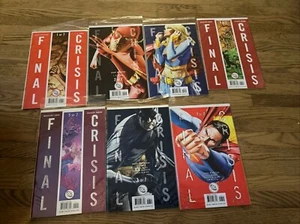 Final Crisis #1-7 Complete Set + Requiem #1 1st Superman Calvin Ellis DC 2008 - Picture 1 of 5