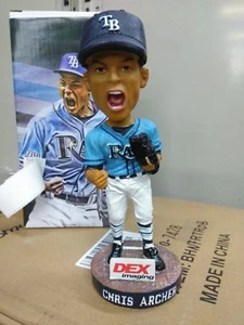 Chris Archer Rays Scream Bobblehead - Foto 1 di 1