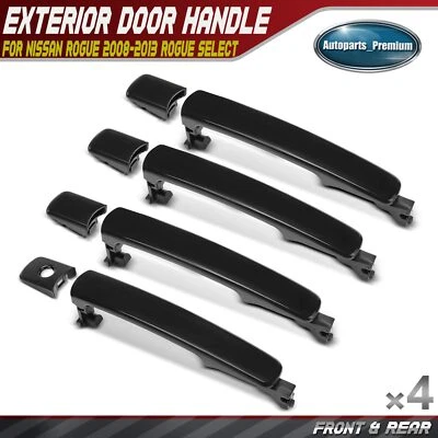 Manija exterior de la puerta delantera y trasera para Nissan Rogue 2008-2013 Rogue Select Foto 1 de 4