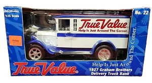 1927 RC2 GRAHAM BROTHERS DELIVERY TRUCK BANK TRUE VALUE 1/25 DIE-CAST N0.22 Nib - Picture 1 of 12