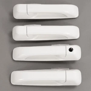Manija de puerta exterior blanca para Dodge Ram 1500 2009-2024/RAM 2500 2011-2025 4 piezas - Imagen 1 de 12