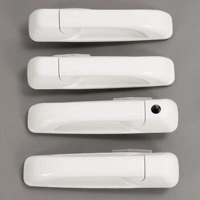 Fits DODGE RAM 1500 2009-2024/ RAM 2500 2011-2025 Outside Door Handle White 4Pcs - Image 1 of 4
