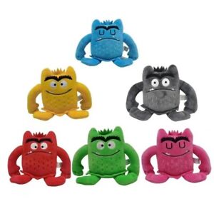 6pc The Color Monster Plush Toy 15cm Cute Emotion Stuffed Doll Kid Birthday Gift