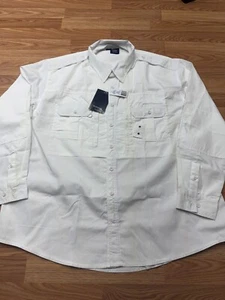 Propper Mens Tactical Lightweight Wrinkle Resistant Shirt Long Sleeve White 2XL - Picture 1 of 8