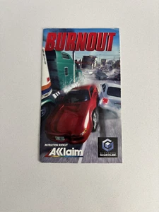 Burnout Nintendo Gamecube Instruction Manual Only - Picture 1 of 5