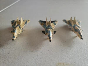 Micro Machines KPT Mega Force Die Cast Fighter Jet Lot Of 3 - Picture 1 of 7