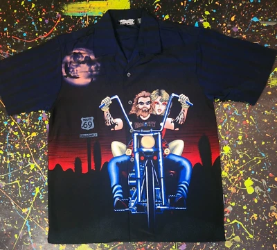 蜻蜓服装 Co 纽扣衬衫 Biker & His Gal 流苏裙 Sneak Peak M — 第 1/4 张图片