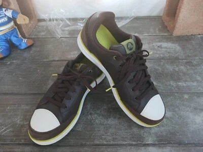 Crocs Golf Shoes Men's Size 10 Brown With Lime & White Accents. Very Clean. 🔥  - Image 1 of 4