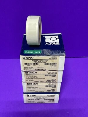 Brady WML-205-292-75 Self-Laminating Printer Label, 3/4 in L x 1/2 in W [LotOf4] - Image 1 of 4