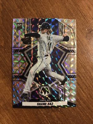 Shane Baz 2022 Panini Mosaic Silver Prizm Rookie #247 Tampa Bay Rays RC - Image 1 of 2
