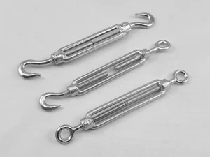 M5-M30 Spannschloss Spannschraube Drahtseilspanner Drahtspanner Draht Seil Haken - Bild 1 von 7