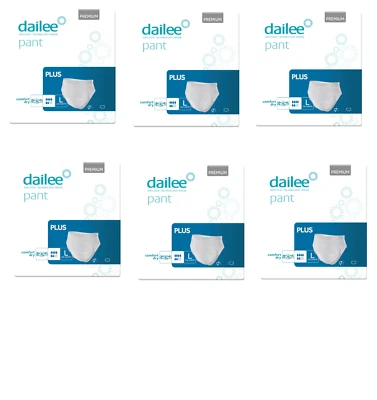6x15 Dailee Pant Premium Plus L Inkontinenz Windeln Einweghose