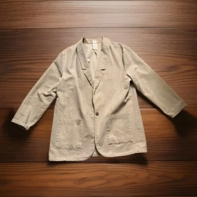 Vintage 1980s Men’s Blazer Ease Sports 100% Cotton - Image 1 of 4