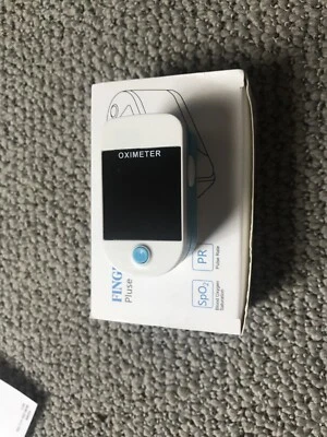 Oxímetro de pulso ponta do dedo dedo dedo sangue frequência cardíaca monitor paciente oxigênio SpO2 PR  - Imagem 1 de 4