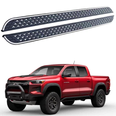 Fits for Chevrolet Colorado 2015-2024 Running Boards Side Steps Pedals Nerf bar - Image 1 of 4