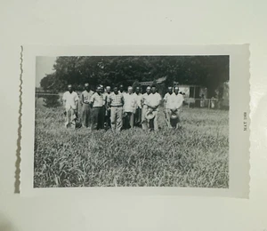Louisiana afroamerikanische Bauern Foto 1960 Original Schwarz-Weiß Schnappschuss - Bild 1 von 5
