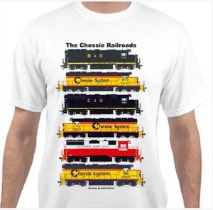 Maglietta Chessie System Railroads di Andy Fletcher - Foto 1 di 1