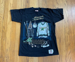 Minnesota North Stars Vintage 90’s Nutmeg Single Stitch Shirt Mens Medium Rare - Picture 1 of 11