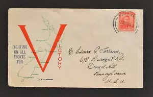 New Zealand 1945 Fighting on all fronts for Victory Commemorative Cover - Rare - Picture 1 of 2
