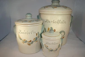 Set Schilf, Kartoffel Zwiebel Knobi, Steinzeug - Bild 1 von 1