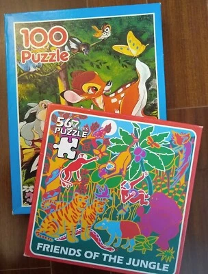 Puzzle Paket 1x56 Teile Schmid, 1x100 Teile Waddingtons VINTAGE - Bild 1 von 4