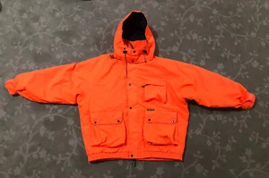 Remington Coat Mens L Large Blaze Orange Removable Hood Outdoors Hunting Hiking - Picture 1 of 11