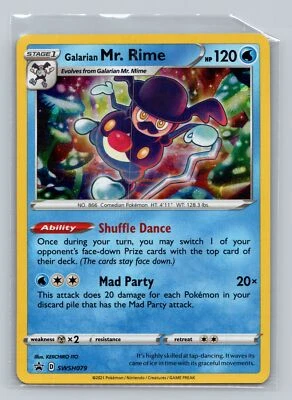 SWSH: Sword & Shield Promo Cards #SWSH079 Galarian Mr. Rime - Image 1 of 2